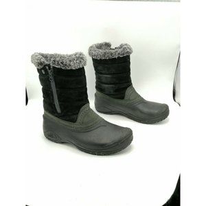 The North Face Primaloft Faux Fur trim  Winter Boots Black US Women’s 8.5